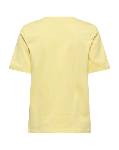 Only - ONLFreja Luxe T-shirt - Lemon Meringue